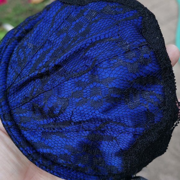 Rene Rofe Blue Lace Bra - Picture 9 of 16